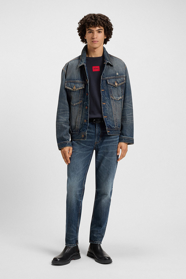 ΜΠΛΟΥΖΑ T-SHIRT BOSS - 405 ΜΠΛΕ